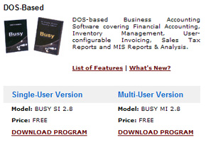 busy accounting software download
